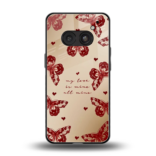 All Mine back phone cover | glass case for nothing phone 2a