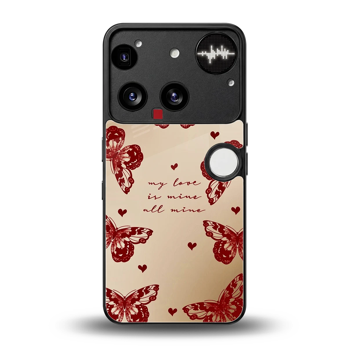 All Mine back phone cover | glass case for nothing phone 3