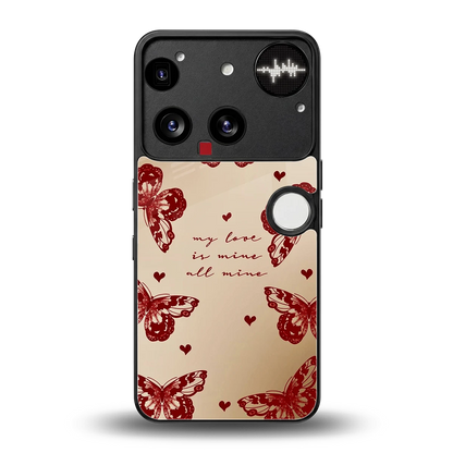 All Mine back phone cover | glass case for nothing phone 3