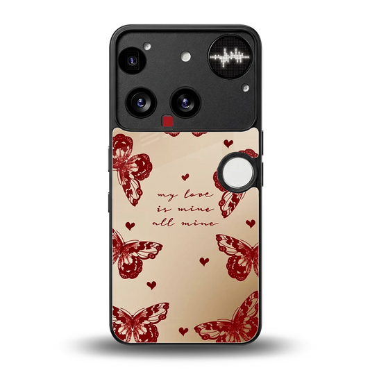 All Mine back phone cover | glass case for nothing phone 3