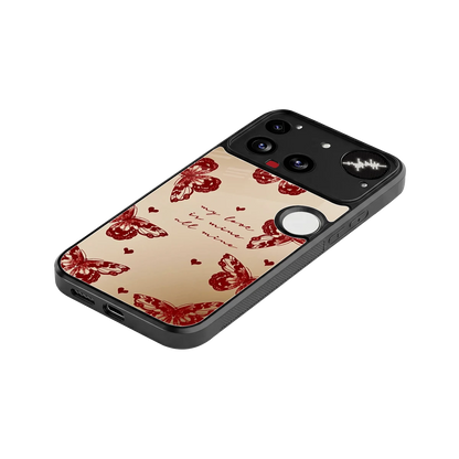 All Mine stylish phone case for nothing phone 3 | glossy glass and slim fit
