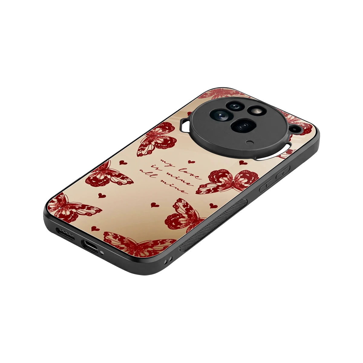 All Mine stylish phone case for nothing phone 3a pro | glossy glass and slim fit
