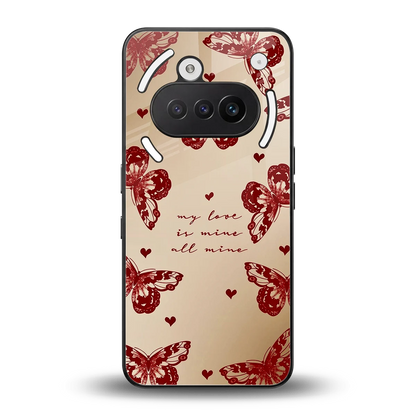All Mine back phone cover | glass case for nothing phone 3a