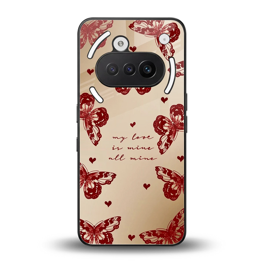 All Mine back phone cover | glass case for nothing phone 3a