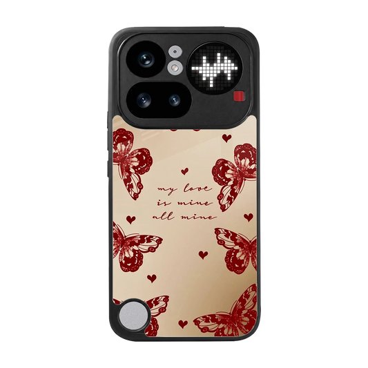 All Mine back phone cover | glass case for nothing phone 4a pro