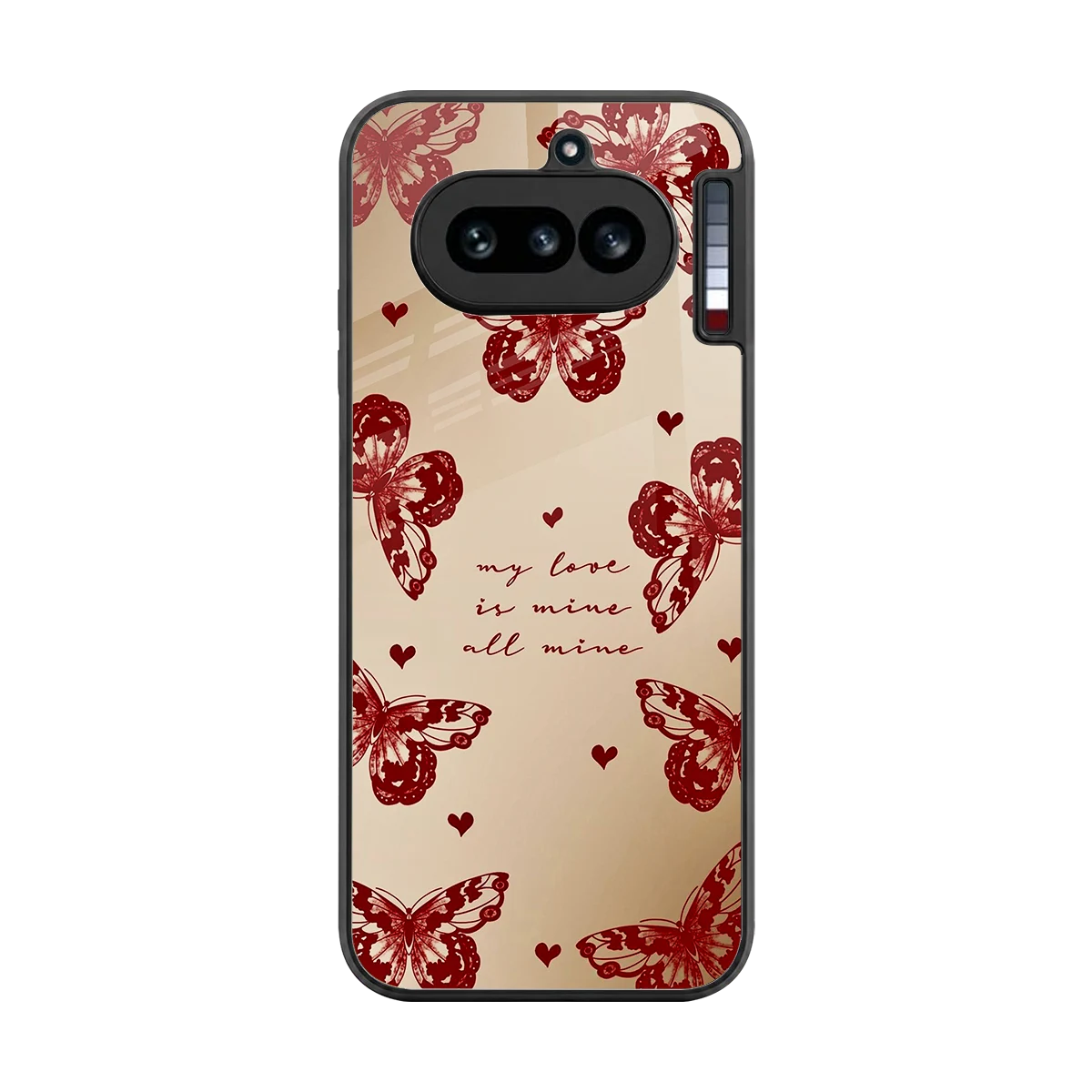 All Mine back phone cover | glass case for nothing phone 4a