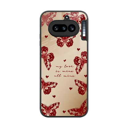 All Mine back phone cover | glass case for nothing phone 4a