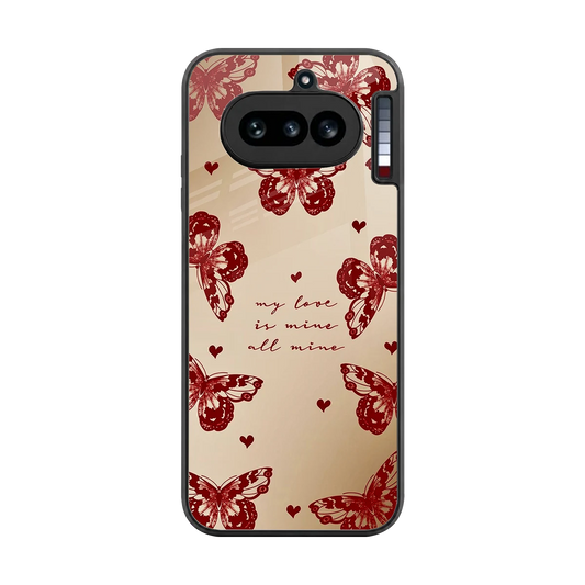 All Mine back phone cover | glass case for nothing phone 4a