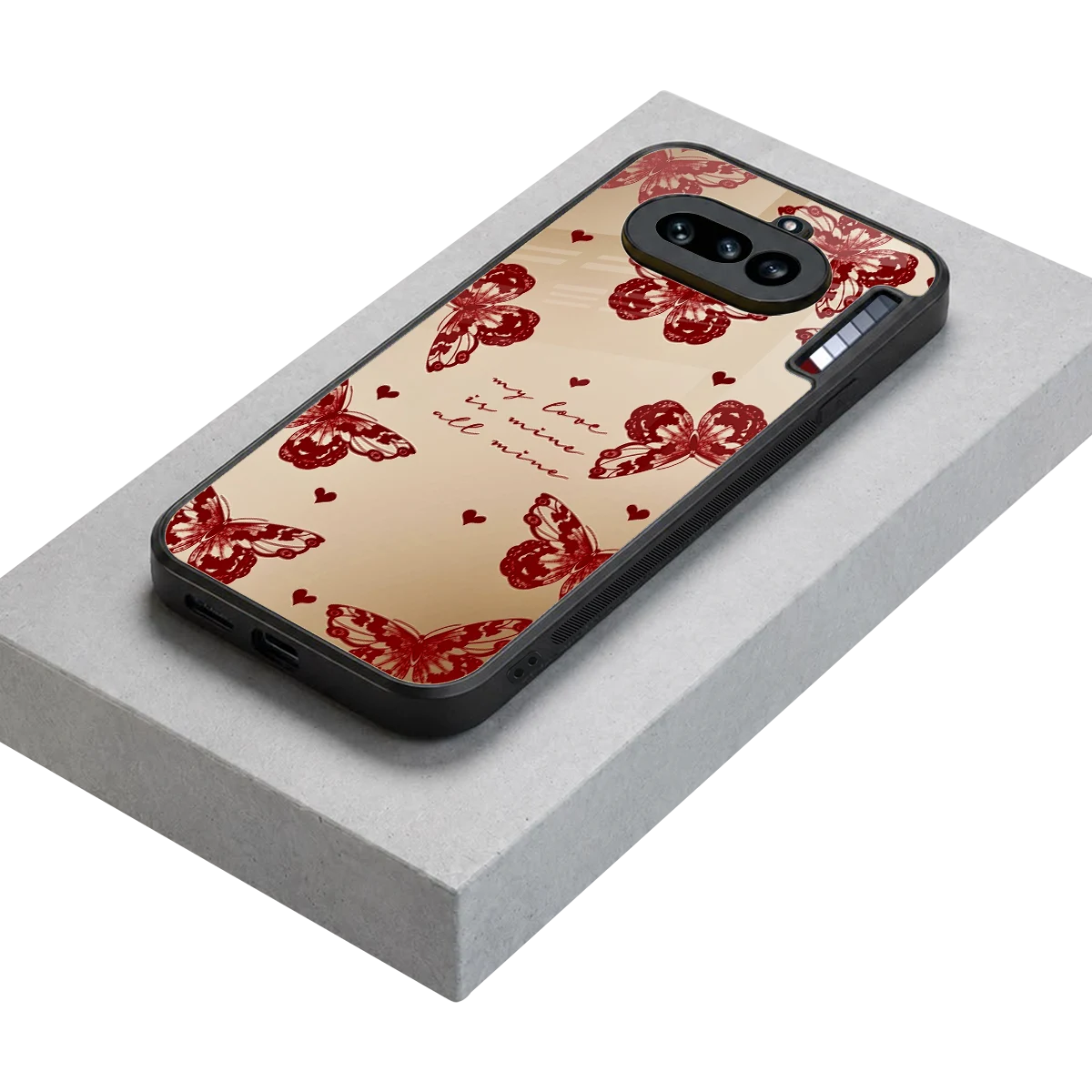 All Mine stylish phone case for nothing phone 4a | glossy glass and slim fit