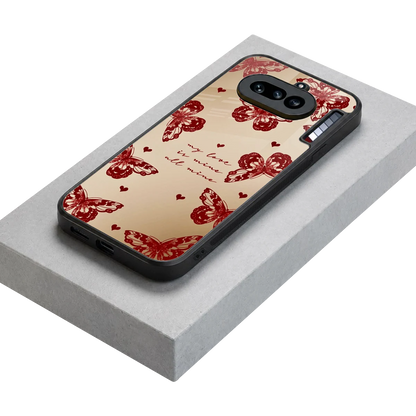 All Mine stylish phone case for nothing phone 4a | glossy glass and slim fit