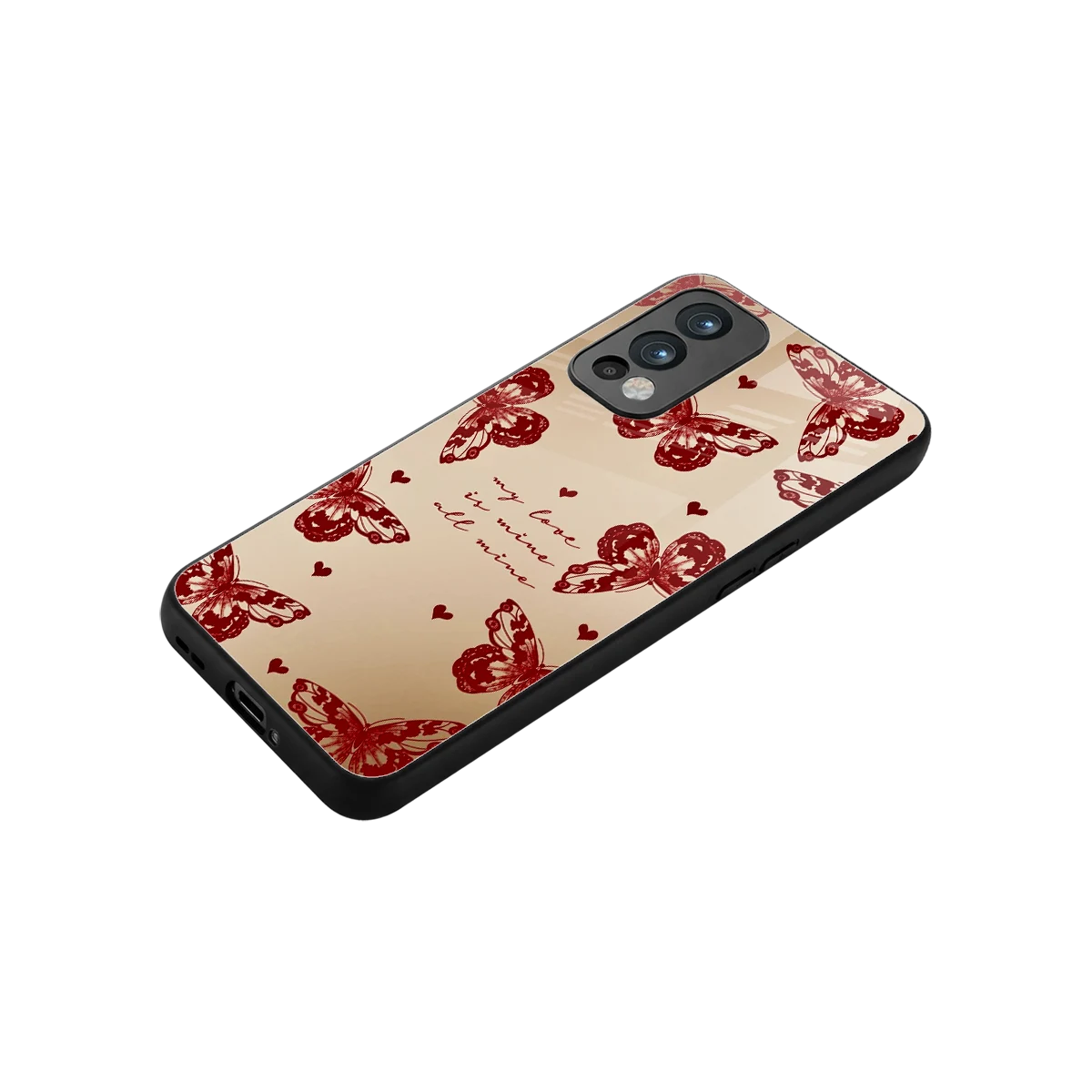 All Mine stylish phone case for oneplus nord 2 | glossy glass and slim fit