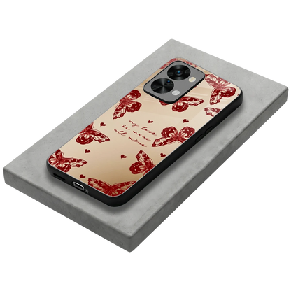 All Mine stylish phone case for oneplus nord 2t | glossy glass and slim fit