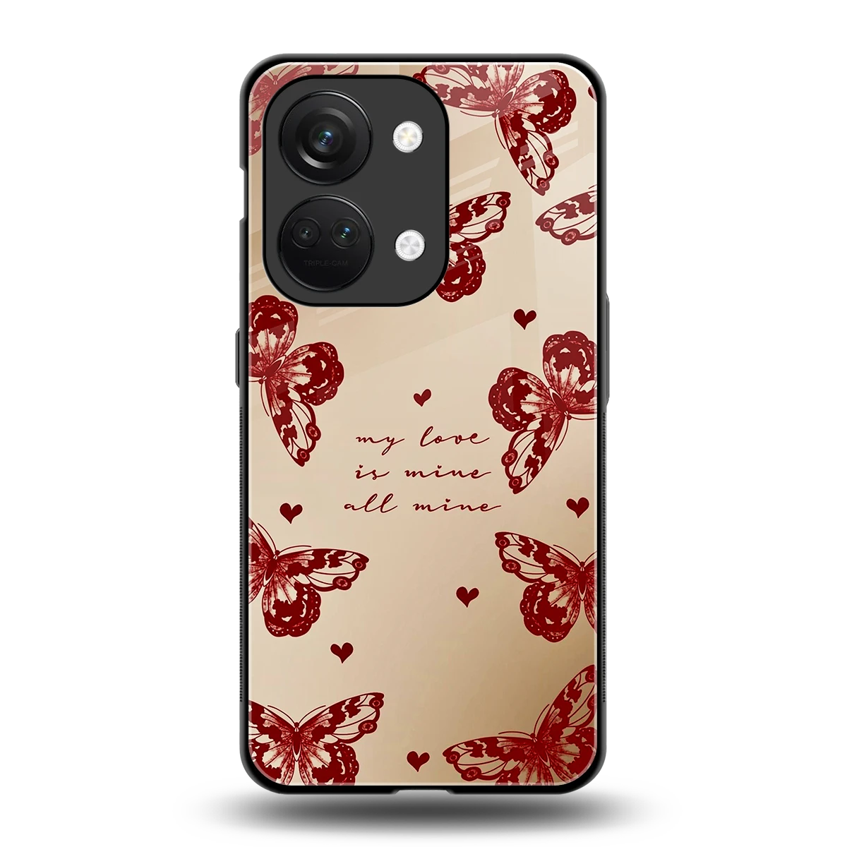 All Mine back phone cover | glass case for oneplus nord 3