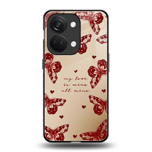 All Mine back phone cover | glass case for oneplus nord 3
