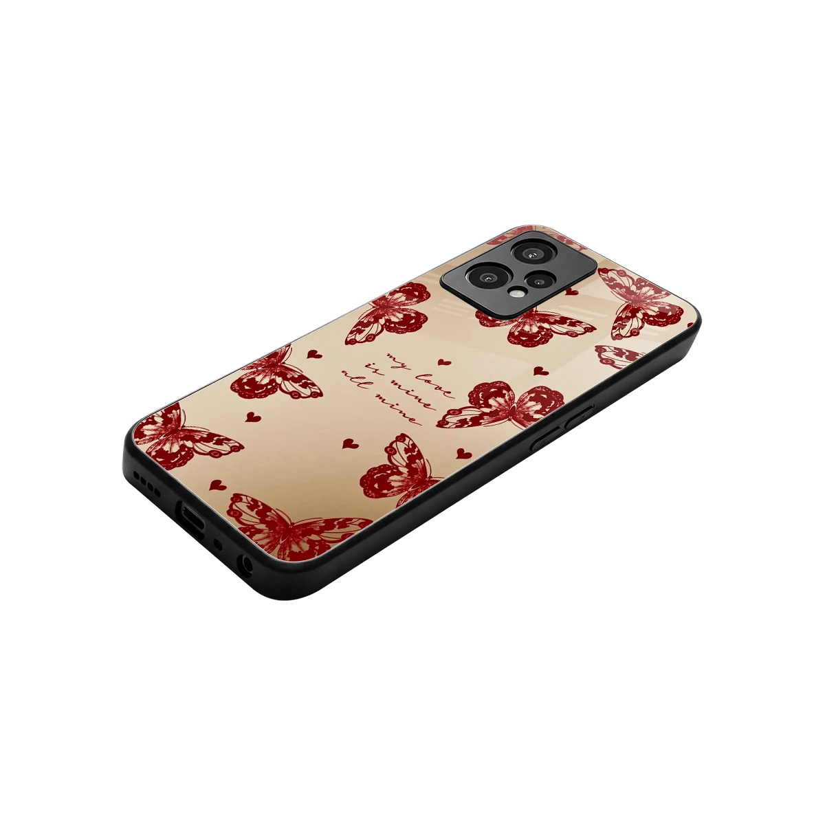 All Mine stylish phone case for oneplus nord ce 2 lite | glossy glass and slim fit