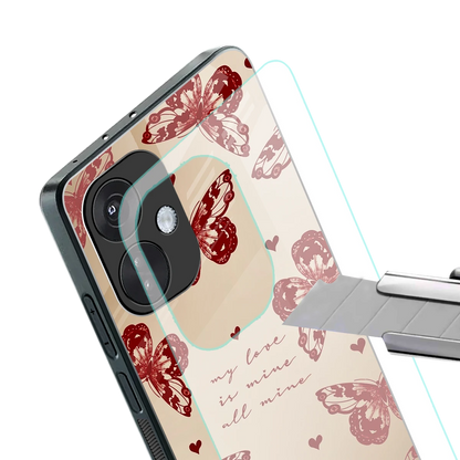 All Mine stylish phone case for oneplus nord ce 3 | glossy glass and slim fit