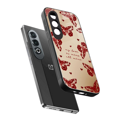 All Mine sleek oneplus nord ce 4 cover with tempered glass back and TPU edges
