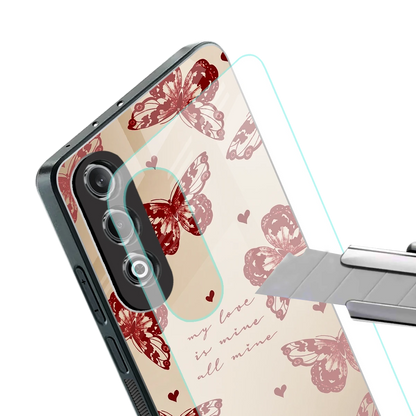 All Mine stylish phone case for oneplus nord ce 4 | glossy glass and slim fit