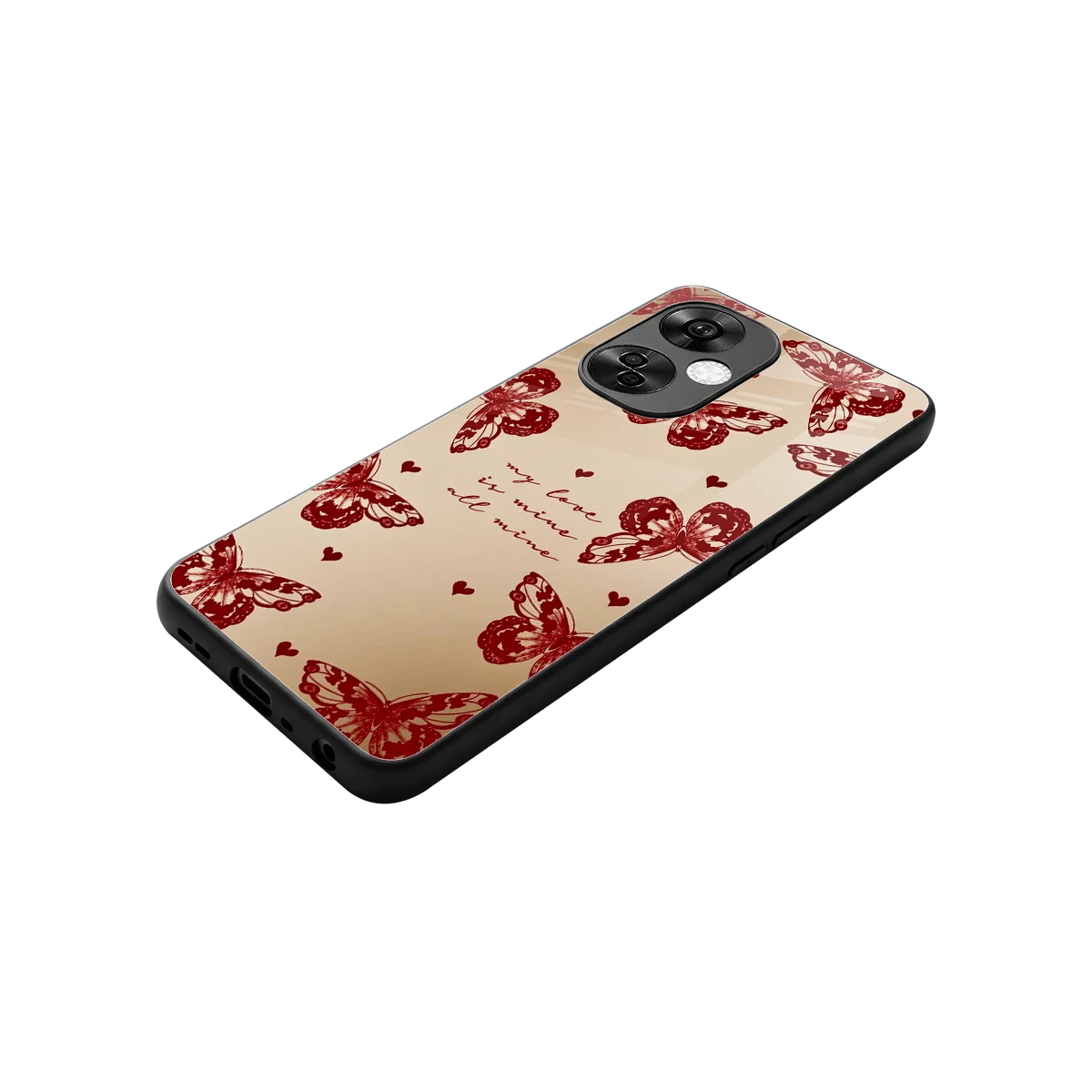 All Mine stylish phone case for oneplus nord ce 3 lite | glossy glass and slim fit