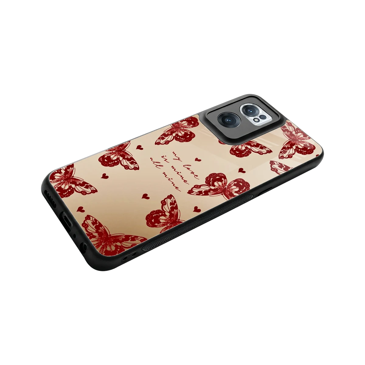 All Mine stylish phone case for oneplus nord ce 2 | glossy glass and slim fit
