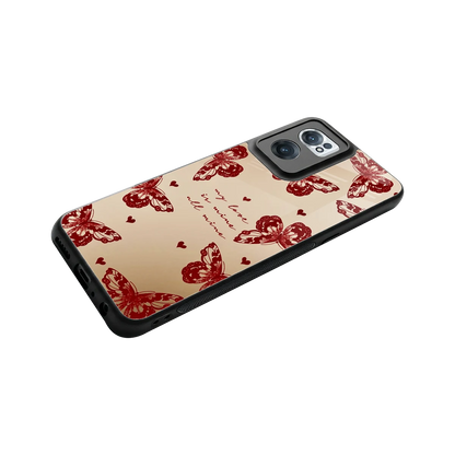 All Mine stylish phone case for oneplus nord ce 2 | glossy glass and slim fit