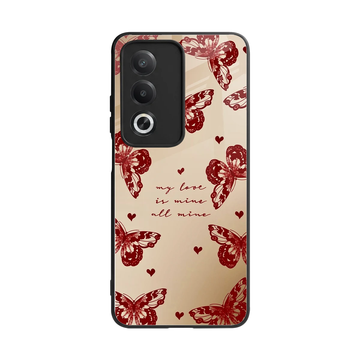 All Mine back phone cover | glass case for oppo a3 pro