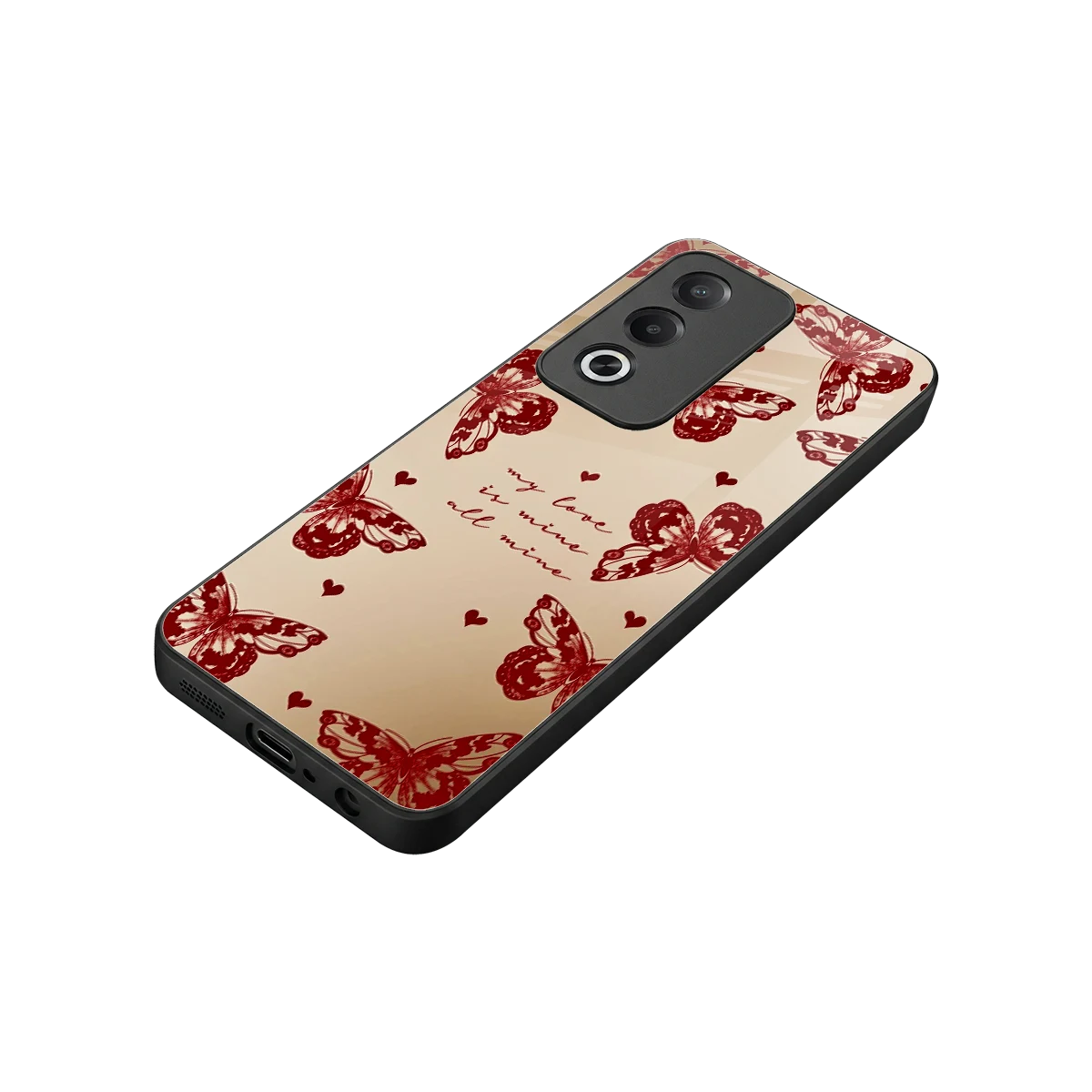 All Mine stylish phone case for oppo a3 pro | glossy glass and slim fit