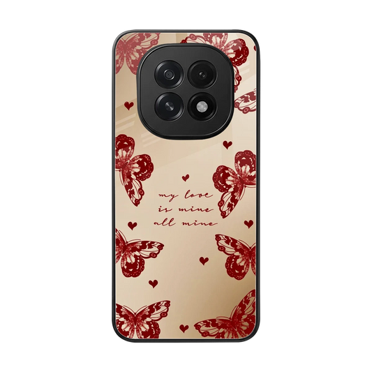 All Mine back phone cover | glass case for oppo f29 5g
