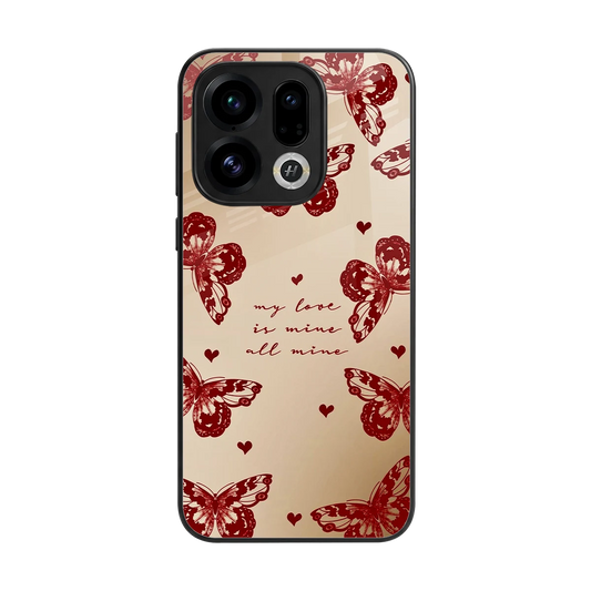 All Mine back phone cover | glass case for oppo find x9