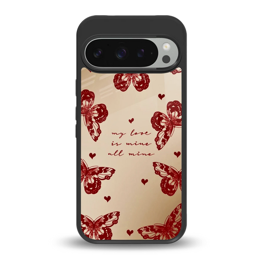 All Mine back phone cover | glass case for google pixel 9 pro