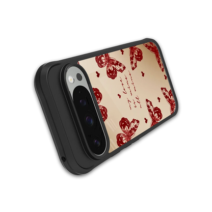 All Mine stylish phone case for google pixel 9 pro | glossy glass and slim fit