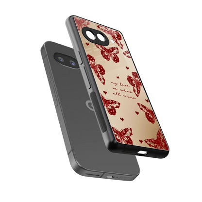 All Mine sleek google pixel 10a cover with tempered glass back and TPU edges