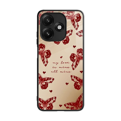 All Mine back phone cover | glass case for redmi 12 5g