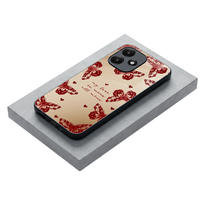 All Mine stylish phone case for redmi 12 5g | glossy glass and slim fit