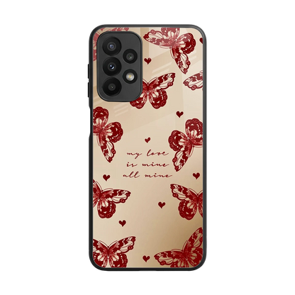 All Mine back phone cover | glass case for samsung galaxy a23