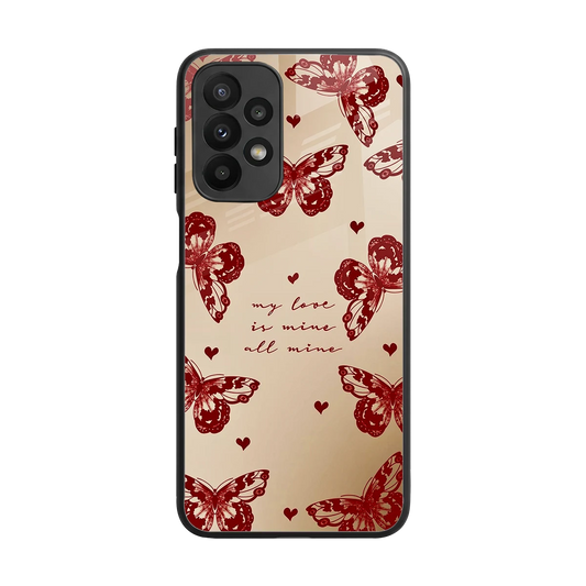 All Mine back phone cover | glass case for samsung galaxy a23