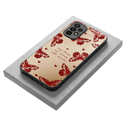 All Mine stylish phone case for samsung galaxy a23 | glossy glass and slim fit