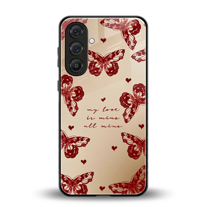 All Mine back phone cover | glass case for samsung galaxy a14 5g