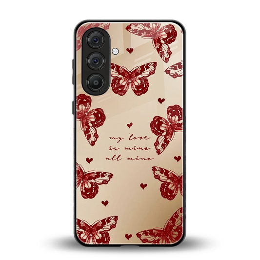 All Mine back phone cover | glass case for samsung galaxy a56 5g