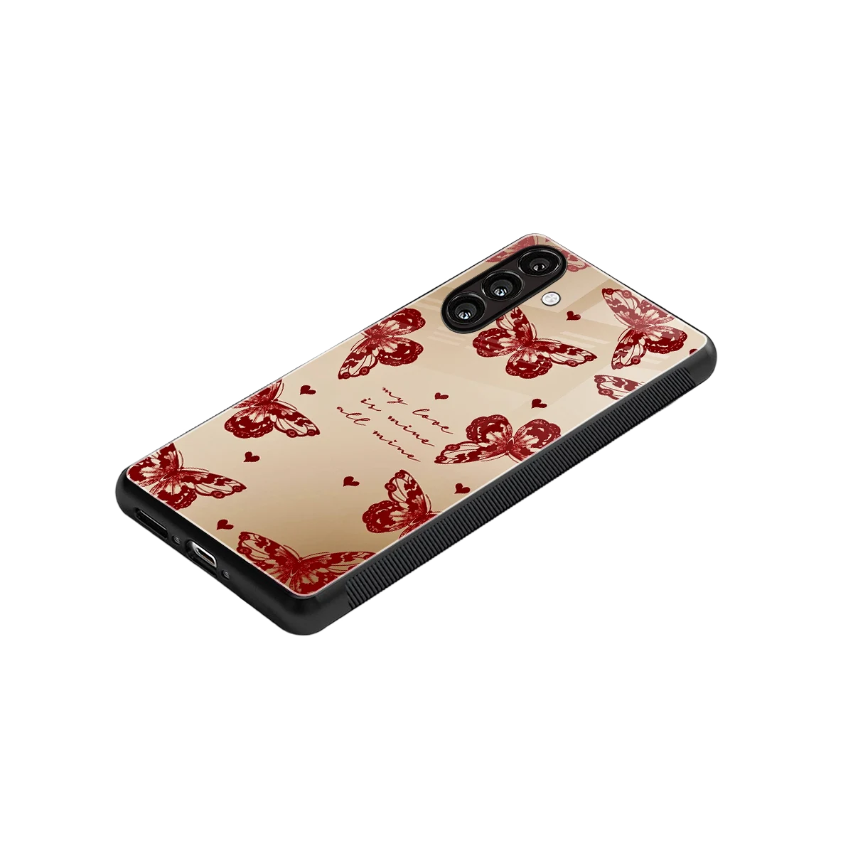 All Mine stylish phone case for samsung galaxy a17 5g | glossy glass and slim fit