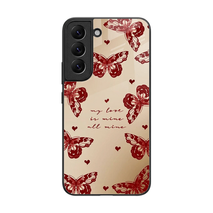 All Mine back phone cover | glass case for samsung galaxy s22