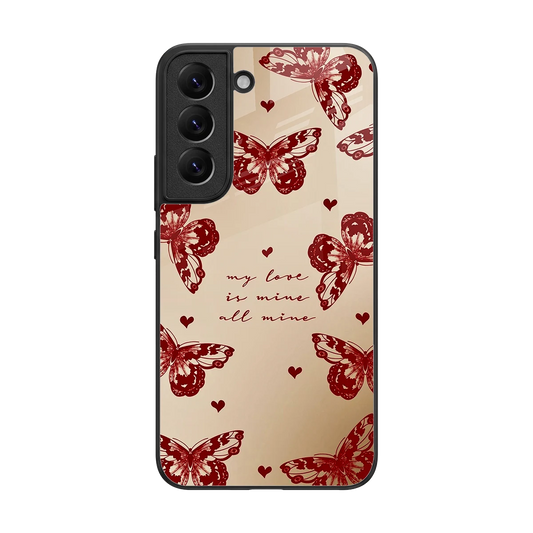 All Mine back phone cover | glass case for samsung galaxy s22