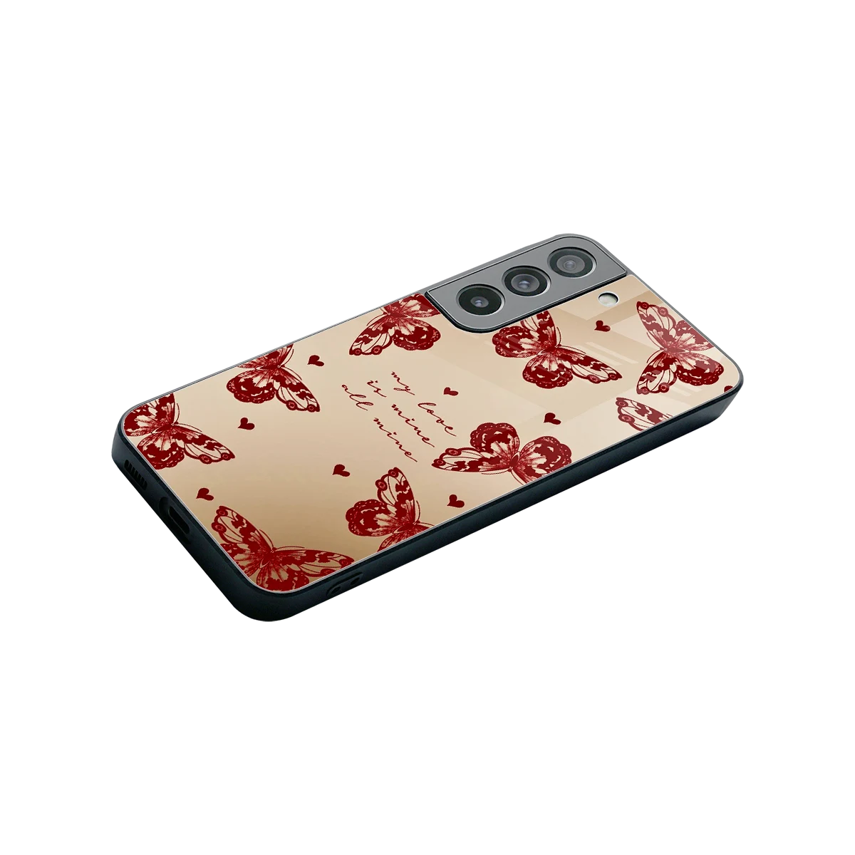 All Mine stylish phone case for samsung galaxy s22 | glossy glass and slim fit
