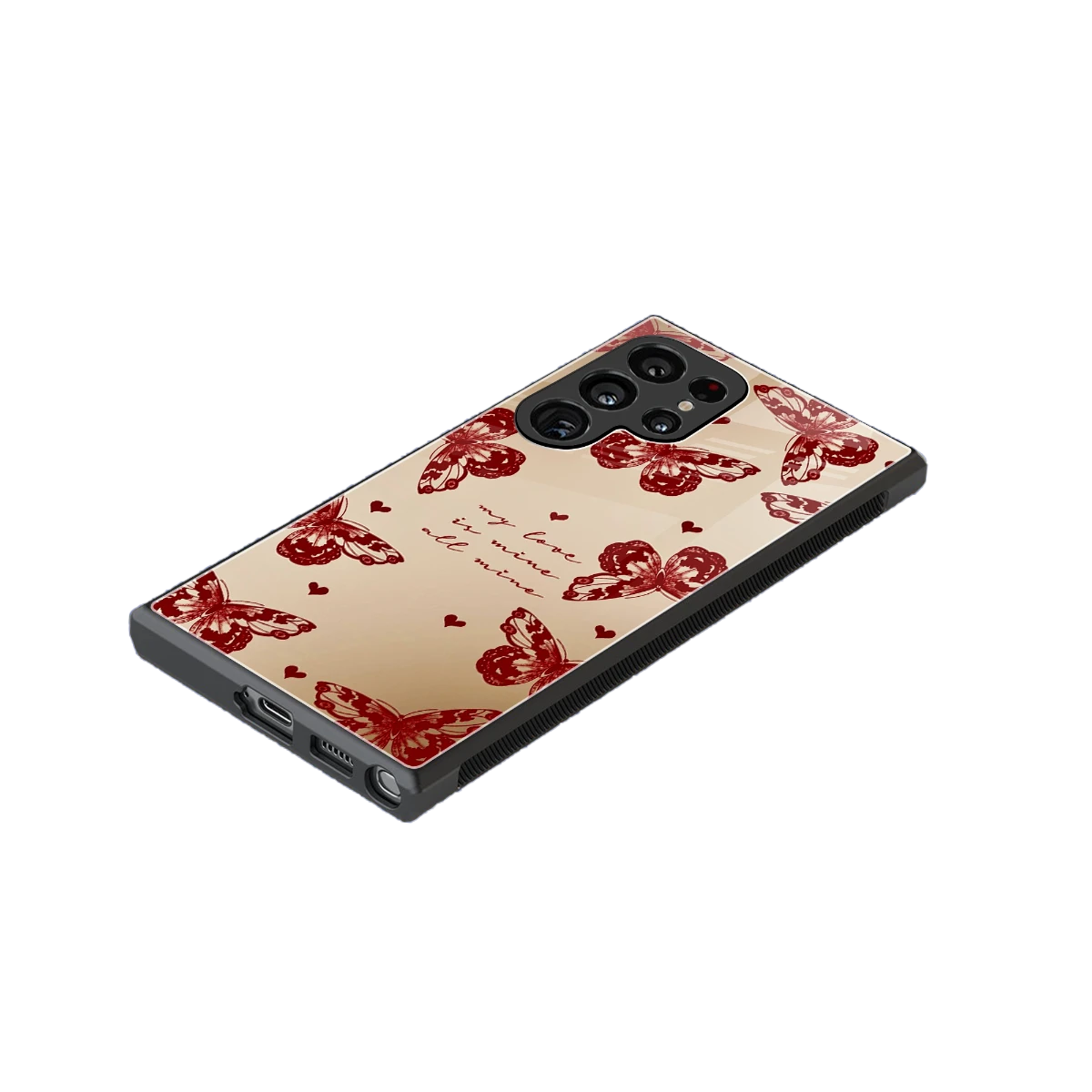 All Mine stylish phone case for samsung galaxy s23 ultra | glossy glass and slim fit