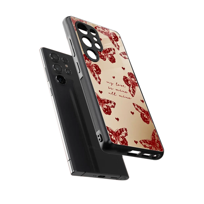 All Mine sleek samsung galaxy s25 ultra cover with tempered glass back and TPU edges