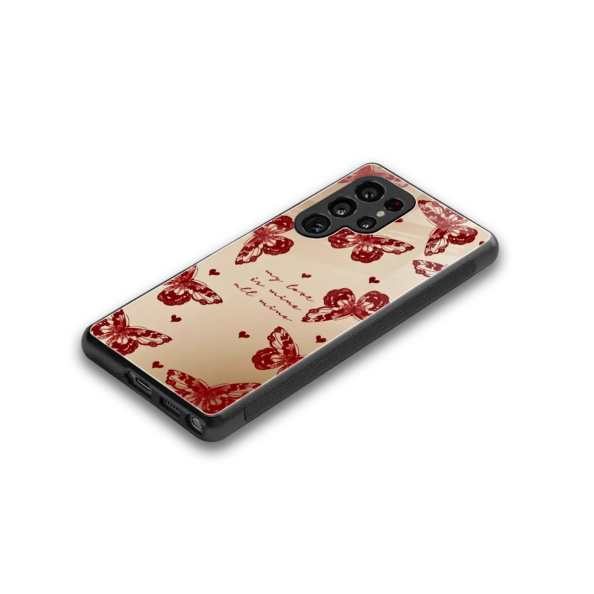 All Mine stylish phone case for samsung galaxy s25 ultra | glossy glass and slim fit