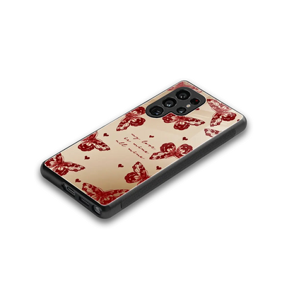 All Mine stylish phone case for samsung galaxy s25 ultra | glossy glass and slim fit