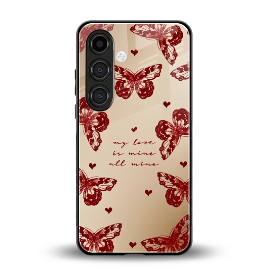 All Mine back phone cover | glass case for samsung galaxy s24