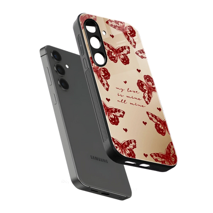 All Mine sleek samsung galaxy s23 plus cover with tempered glass back and TPU edges