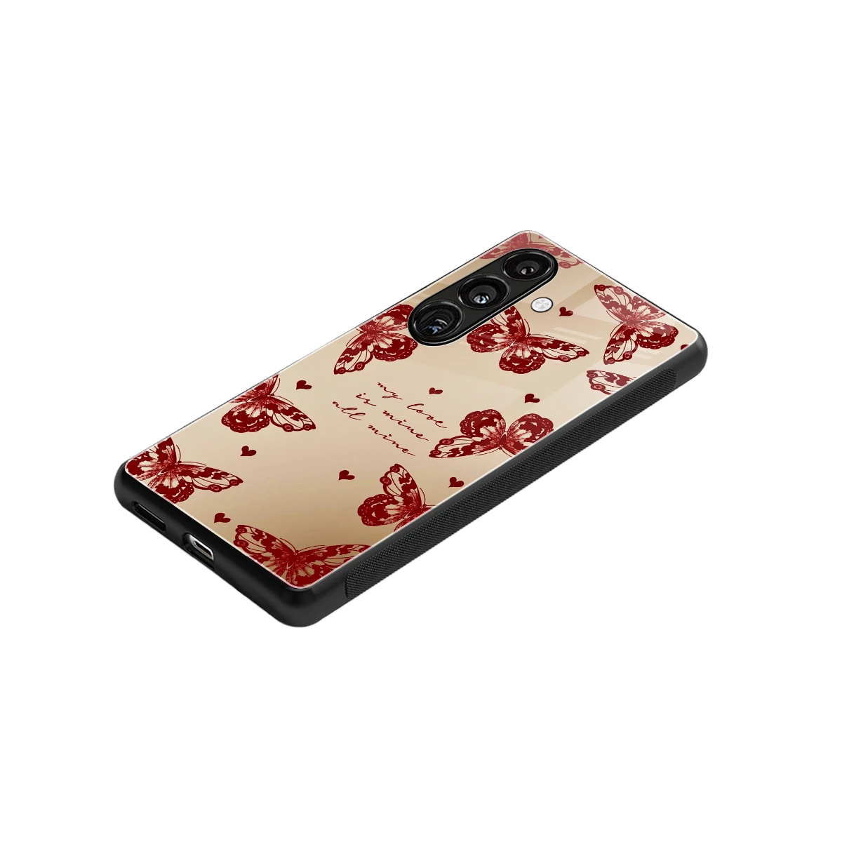 All Mine stylish phone case for samsung galaxy s24 fe | glossy glass and slim fit